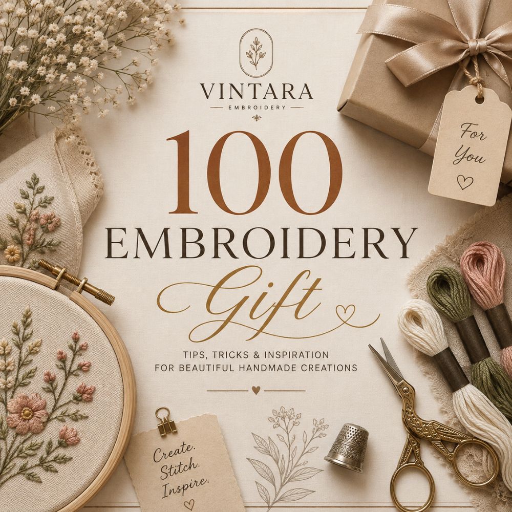 100 embroidery tips (digital)